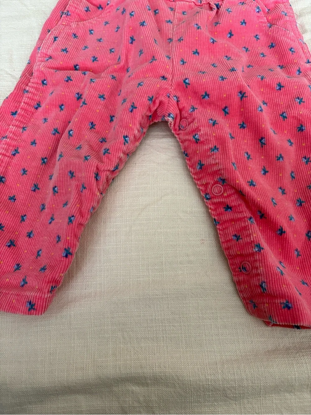 Vintage OshKosh B'gosh Pink Overalls with vest back